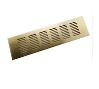 Rejilla de ventilación de metal, aleación de aluminio dorada(200x250 mm)