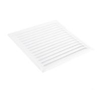 Rejilla de ventilación de metal para conductos de pared y techo, cubierta de ventilación ajustable de aluminio, compatible con 150 x 150 mm, 200 x 200 mm, 250 x 2 (300 x 300 mm)