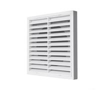 Rejilla de ventilación de plástico ABS de doble capa con barrera de malla diseñada para un escape rápido de aire y protección contra plagas en entornos residenciales (100 mm)