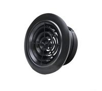 Rejilla de ventilación de techo giratoria ABS con volumen de aire ajustable, cubierta de entrada y salida de conducto redondo, 75 mm, 100 mm, 125 mm, tamaños para paredes o techos en baño, oficina (75