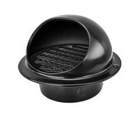 Rejilla de ventilación del sótano - Rejilla de ventilación de 10/15 cm con mosquitero - Conector de manguera para secador habitación exterior cuarto de baño almacén techo refugio pared