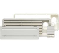 Rejilla de ventilación dometic ls100 para frigoríficos de absorción con una puerta, superior, blanco