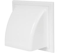 Rejilla de ventilación Gravity solapa 150 mm/6 "rejilla de ventilación cubierta de salida con válvula de no retorno/backdraft obturador ko150 - 30