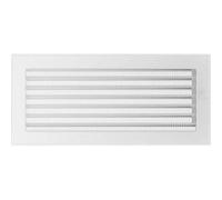 Rejilla de ventilación kratki rejilla de chimenea 17cm x 37cm blanco con persianas