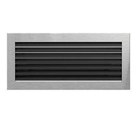 Rejilla de ventilación KRATKI rejilla de chimenea FRESCA 17cm x 37cm cerrada