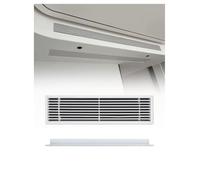 Rejilla de ventilación lineal ajustable, registro de rejilla de un solo piso for techo(400x200 mm)
