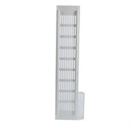 Rejilla de ventilación Louvred de aluminio para un flujo de aire eficiente en espacios cerrados (80 x 400 mm)