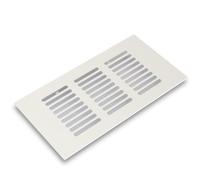 Rejilla de ventilación metálica, 1 pieza, aleación de aluminio, 50 x 250 mm (150-600 mm)(50x400mm)