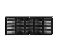 Rejilla de ventilación negra de 500 x 200 mm