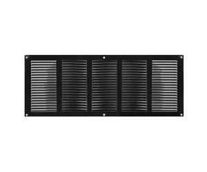 Rejilla de ventilación negra de 500 x 200 mm