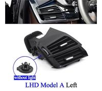 Rejilla de ventilación para consola central LHD para salpicadero de coche, cubierta de salida de aire central izquierda derecha para BMW X5 X6 F15 F16 F85 F86 2014-2018 Rejilla de aire delantera (LHD