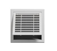 Rejilla de ventilación para contenedores de envío, marco de metal de 25 x 25 cm con malla de acero inoxidable que mejora la circulación del aire, solución de ventilación perfecta para contenedores