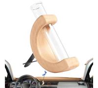 Rejilla de ventilación para flores en maceta - Mini elegante soporte de, práctico clip de fijación duradero para rejilla de coche, contenedor automático para flores Diseño decorativo compacto