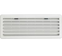 Rejilla de ventilación para frigorífico 168 x 483 mm gris claro vent thetford