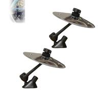 Rejilla De VentilacióN Para Platillos De Choque: Haz Que Tu ConduccióN Sea MáS Divertida. Mini Platillo De Tambor Con Clip Para Coche. Rejilla De VentilacióN Divertida Para Coche (plata,2pcs)