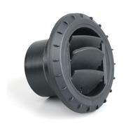 Rejilla de ventilación para salpicadero, salida de calefacción de CA, 60 mm y 75 mm, deflector de aire caliente giratorio ajustable, repuesto negro para coche, autobús, ATV, gestión del clima