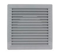 Rejilla de ventilación, protección contra insectos, redonda, diámetro de 100 mm, color gris grafito