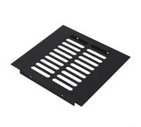 Rejilla de ventilación rectangular de aluminio de 150 x 150 mm a 150 x 400 mm, panel de malla de ventilación para armario, puerta de baño, sistema de flujo de aire (150 x 150 mm)