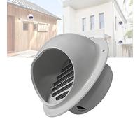 Rejilla De Ventilación Redonda Ø100 150 200mm, Tapa para Salida De Humos, Protección para Desagüe, Recirculación De Aire, Acero INOX Negro Blanco Cubierta para Campana Extractora De Cocina