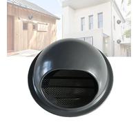 Rejilla De Ventilación Redonda Ø100 150 200mm, Tapa para Salida De Humos, Protección para Desagüe, Recirculación De Aire, Acero INOX Negro Blanco Cubierta para Campana Extractora De Cocina