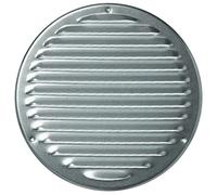 Rejilla de Ventilación Redonda 200mm - Acero Galvanizado con Mosquitera - Rejillas de Ventilación - Rejilla de Salida de Aire