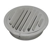 Rejilla de ventilación redonda acero inoxidable 70-300 mm for conducto pared exterior, herramienta, cubierta a prueba viento for, ventilador extracción Rejilla Ventilacion Exterior(160mm)