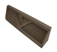 Rejilla de ventilación redonda de acero de alta resistencia de 38 cm, flujo de aire ajustable, diseño silencioso, panel extraíble para ventilación del hogar, reducción de ruido, ventilación de suelo
