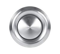 Rejilla de ventilación redonda de acero inoxidable, cubierta de ventilación de ventilación para el hogar pared difusor de techo fuente de escape para baño oficina cocina ventilación
