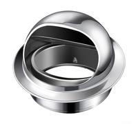 Rejilla de ventilación redonda de acero inoxidable robusta para una mejor circulación del aire y defensa contra plagas (150 mm)