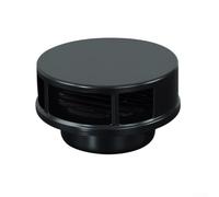 Rejilla de ventilación resistente a la intemperie hecha de acero inoxidable con cubierta protectora, diseñada para uso en exteriores para evitar el reflujo del agua de lluvia y mejorar la circulación