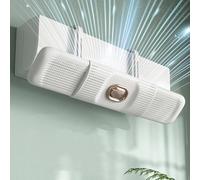Rejilla de ventilación retráctil para aire acondicionado, desviador de aire de pared, ajustable, diseño multiángulo, se extiende de 52 a 85 cm, mejora la el flujo de aire, fácil