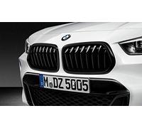 Rejilla decorativa original para BMW X2 M Performance F39, color negro