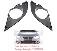 Rejilla del marco de la lámpara de la cubierta de la luz antiniebla para BMW 5er Reihe E60 E61 M Paket 2003-2010 Capós
