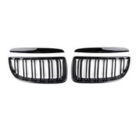 Rejilla del Parachoques Compatible Con Serie 3 E90 E91 323I 328I 335I 330I 325I 2005 2006 2007 2008 Parrilla Delantera De Doble Lama Tipo Riñón Para Automóvil