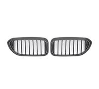 Rejilla del Parachoques Compatible Con Serie 5 G30 G31 G38 530i 540i 550i 2018 2019 2020 Rejilla De Riñón Doble De Lamas Delanteras Rejilla Del Parachoques Delantero(D)