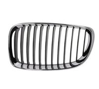 Rejilla del radiador izquierda cromo/negro 6502-07-0085991PP BLIC para BMW 1