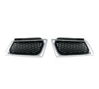Rejilla Del Radiador Par De Mallas De Repuesto Para La Rejilla Superior Delantera De Plástico Para Mitsubishi Para Montero Para Pajero Sport 2008-2015 QAQMHVCVB(Chrome)