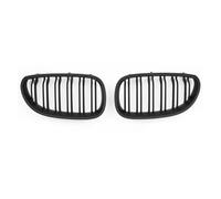 Rejilla del radiador Para BMW E60 Para M5 E61 520i 545i 550i 535i 2003 2004 2005 2006-2010 Rejilla De Riñón Delantera Capó Malla Doble Línea(Matte Black)