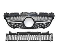 Rejilla Del Radiador Rejilla De Entrada Delantera Estilo Diamond GT Rejilla Central Para Parachoques Pieza De Malla Para Mercedes Para Benz R172 SLK 2011-2015 QAQMHVCVB(Black)