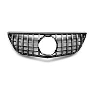Rejilla Delantera ABS Para Mercedes Para Benz Clase B W245 B160 B170 B180 B200 B260 2009 2010 2011 Rejillas Delanteras Coche(Plata)