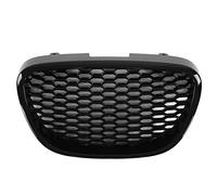Rejilla delantera automática, parrilla de parachoques impermeable a prueba de calor 1133007 reemplazo de ABS negro brillante para Seat Leon MK2 1P 05-09 para reparación