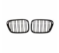 Rejilla Delantera BMW 5er E39 Doble Vástago Negro Alto Brillo