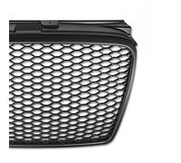 Rejilla delantera compatible con Audi A4 B7 2004 2005 2006 2007 2008 Sedán Avant Rejilla central delantera deportiva GV-26 de malla estilo panal en negro deportivo