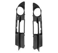 Rejilla delantera Compatible Con BMW Para Serie 5 E60 E61 2003 2004 2005 2006 2007 2008 2009 2010 Parachoques Delantero Luz Antiniebla Lámpara Rejilla Cubierta Bisel(Pair)