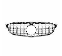 Rejilla delantera Compatible Con Mercedes-Benz Para C Class W205 2015-2018 C200 C250 C300 C350 C43 Parrilla De Malla Para Parachoques Delantero Superior