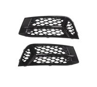 Rejilla delantera del coche Cubierta de rejilla de panal Parrilla de malla Cubierta de rejilla de luz antiniebla Compatible con Audi A3 Sedan 2017 2018 2019 2020 8V5807681AA
