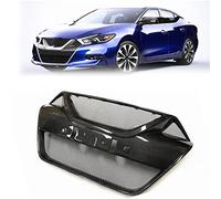 Rejilla Delantera Estilo Panal, Parrillas De Carreras, Malla Parachoques Superior Fibra Carbono Real para Nissan para Maxima 2016-2017