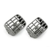 Rejilla Delantera Gris para Renault Clio II 1998-2005 | Material ABS de alta para resistencia, protege para el radiador, color gris plata, ajuste directo sin modificaciones(Gray)