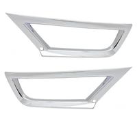 Rejilla Delantera Izquierda Derecha para VW para TR OC para TROC 2017-2020 Embellecedor de Faros antiniebla Adhesivo Tira de luz Trasera Cubierta Marco Rejilla del Parachoques