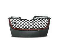 Rejilla Delantera JOM Para VW Golf 5 Negro/Rojo Wabengrill Sin Emblema